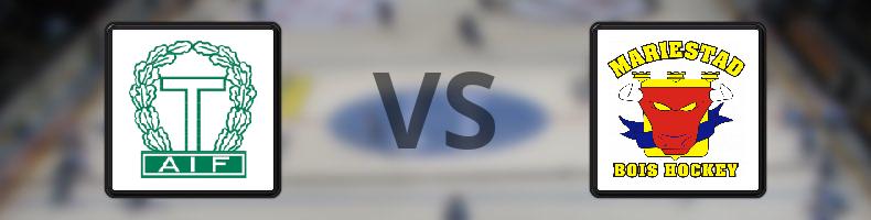 Tingsryd - Mariestad odds, speltips, resultat i HockeyEttan