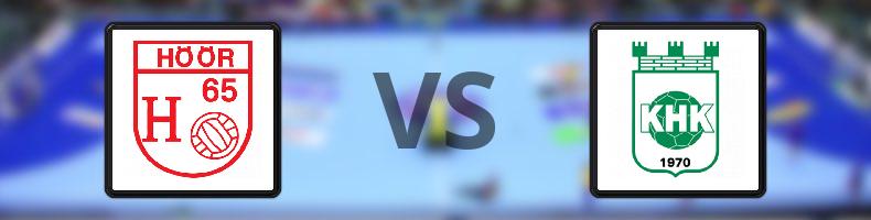 H 65 Höör - Kungälvs HK odds, speltips, resultat i Handbollsligan damer