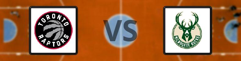 Toronto Raptors - Milwaukee Bucks odds, speltips, resultat i NBA