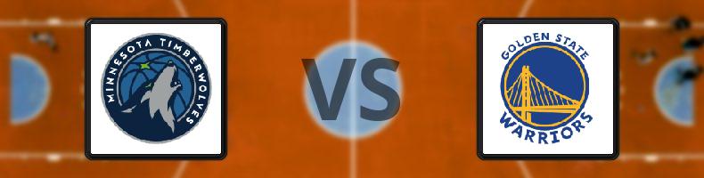 Minnesota Timberwolves - Golden State Warriors odds, speltips, resultat i NBA