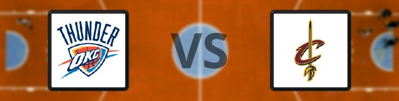 Oklahoma City Thunder - Cleveland Cavaliers odds, speltips, resultat i NBA