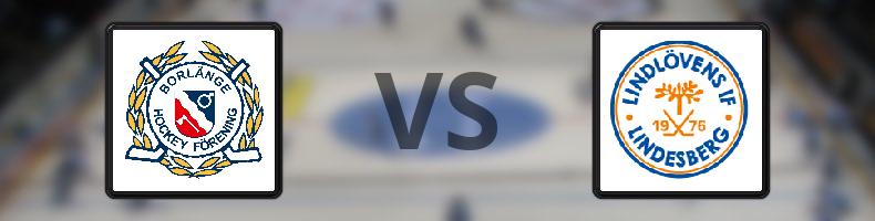 Borlänge HF - Lindlövens IF odds, speltips, resultat i HockeyEttan