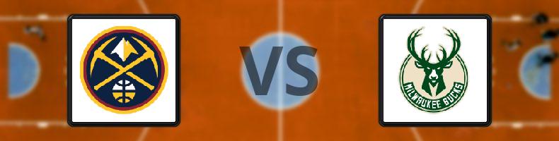 Denver Nuggets - Milwaukee Bucks odds, speltips, resultat i NBA