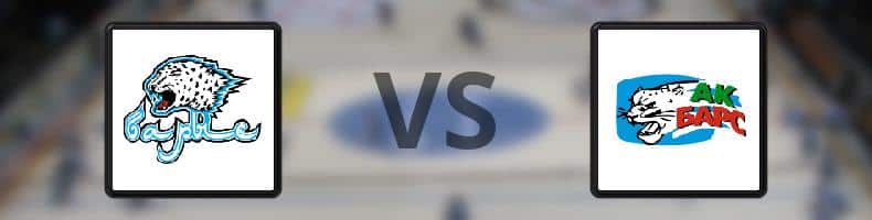 Barys Astana - AK Bars Kazan odds, speltips, resultat i KHL