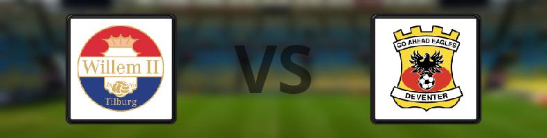Willem II - Go Ahead Eagles odds, speltips, resultat i Eredivisie