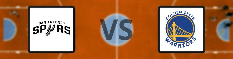 San Antonio Spurs - Golden State Warriors odds, speltips, resultat i NBA