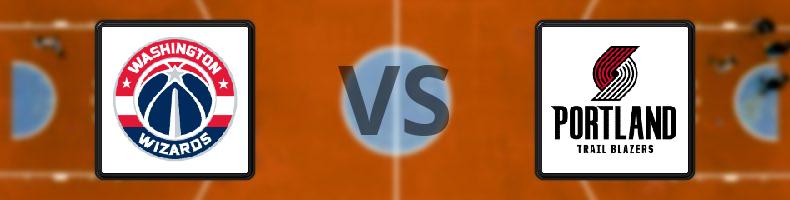 Washington Wizards - Portland Trail Blazers odds, speltips, resultat i NBA
