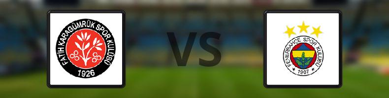 Fatih Karagümrük - Fenerbahçe odds, speltips, resultat i Süper Lig