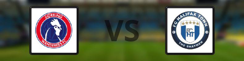 Dorking Wanderers - FC Halifax Town odds, speltips, resultat i National League