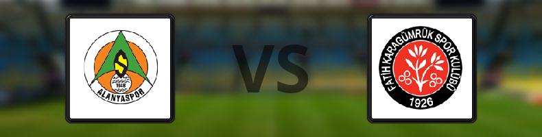 Alanyaspor - Fatih Karagümrük odds, speltips, resultat i Süper Lig