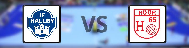 IF Hallby HK - H 65 Höör odds, speltips, resultat i Handbollsligan damer