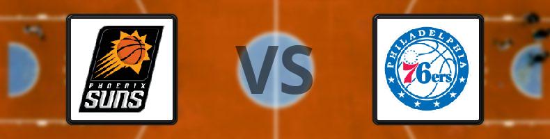 Phoenix Suns - Philadelphia 76ers odds, speltips, resultat i NBA