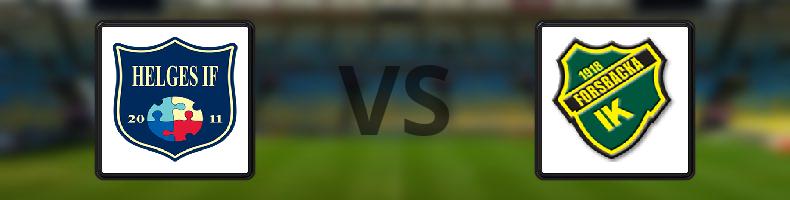 Helges IF - Forsbacka IK odds, speltips, resultat i Division 3