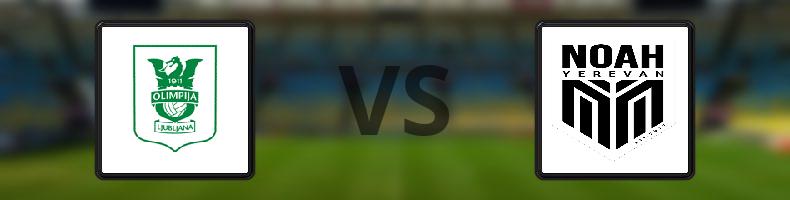 NK Olimpija Ljubljana - Noah Artsakh odds, speltips, resultat i Europa Conference League