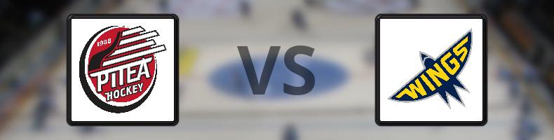 Piteå HC - Wings HC Arlanda odds, speltips, resultat i HockeyEttan