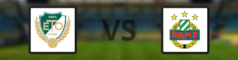 Györ - Rapid Wien odds, speltips, resultat i Europa Conference League