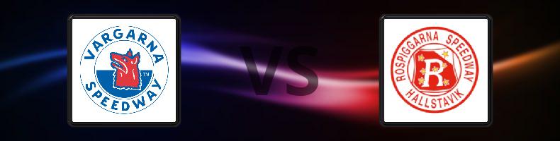 Vargarna Norrköping - Rospiggarna odds, speltips, resultat i Elitserien Speedway