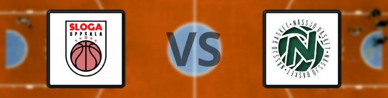 Sloga Uppsala - Nässjö odds, speltips, resultat i Basketligan herrar