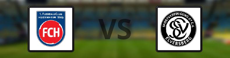 FC Heidenheim - SV Elversberg odds, speltips, resultat i Bundesliga