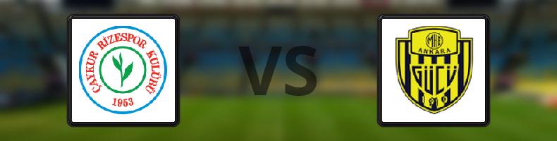 Çaykur Rizespor - Ankaragücü odds, speltips, resultat i Süper Lig