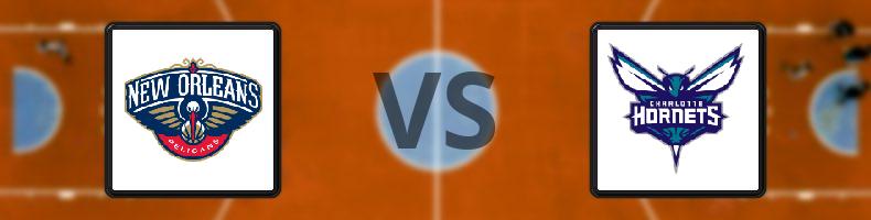 New Orleans Pelicans - Charlotte Hornets odds, speltips, resultat i NBA