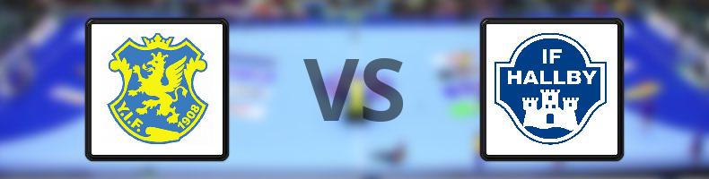Ystads IF HF - IF Hallby HK odds, speltips, resultat i Handbollsligan damer
