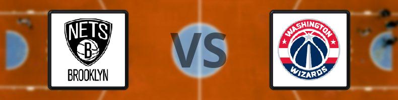 Brooklyn Nets - Washington Wizards odds, speltips, resultat i NBA