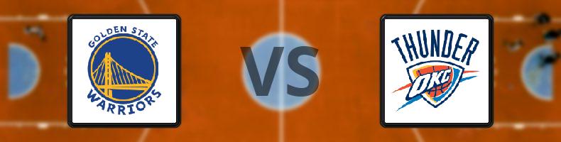 Golden State Warriors - Oklahoma City Thunder odds, speltips, resultat i NBA
