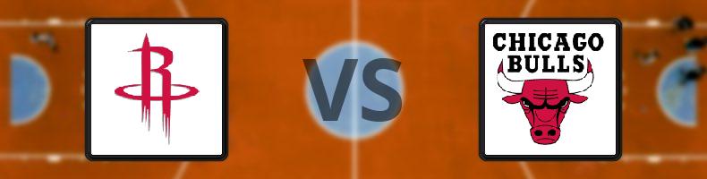 Houston Rockets - Chicago Bulls odds, speltips, resultat i NBA