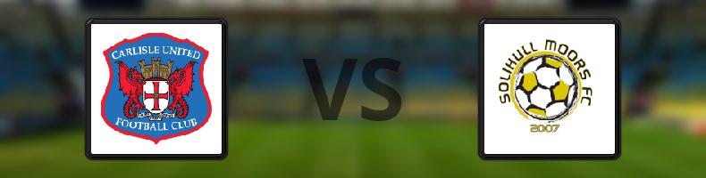 Carlisle - Solihull Moors odds, speltips, resultat i National League