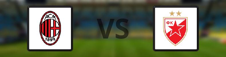 Milan - Röda Stjärnan odds, speltips, resultat i Champions League