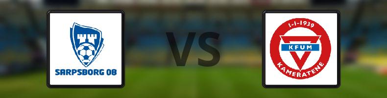 Sarpsborg 08 - KFUM odds, speltips, resultat i Eliteserien