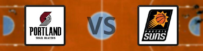 Portland Trail Blazers - Phoenix Suns odds, speltips, resultat i NBA