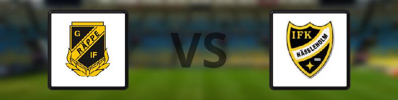 Räppe GOIF - IFK Hässleholm odds, speltips, resultat i Division 2