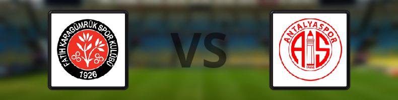 Fatih Karagümrük - Antalyaspor odds, speltips, resultat i Süper Lig