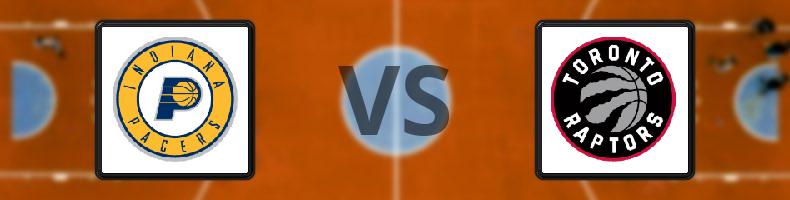 Indiana Pacers - Toronto Raptors odds, speltips, resultat i NBA