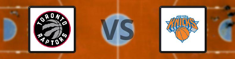 Toronto Raptors - New York Knicks odds, speltips, resultat i NBA