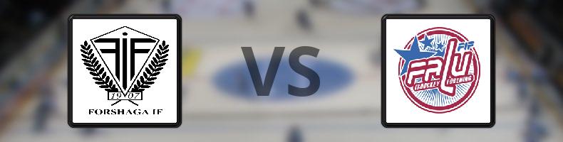 Forshaga IF - Falu IF odds, speltips, resultat i HockeyEttan