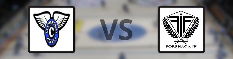 Clemensnäs HC - Forshaga IF odds, speltips, resultat i HockeyEttan