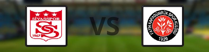 Sivasspor - Fatih Karagümrük odds, speltips, resultat i Süper Lig