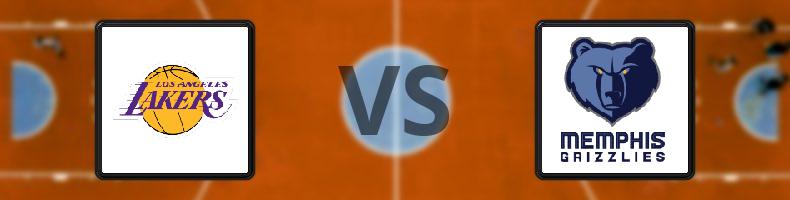 Los Angeles Lakers - Memphis Grizzlies odds, speltips, resultat i NBA
