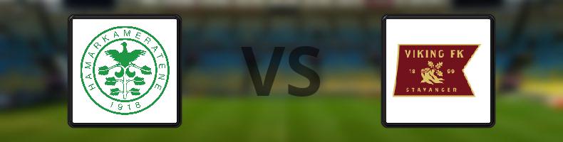 Hamarkameratene - Viking Stavanger odds, speltips, resultat i Eliteserien