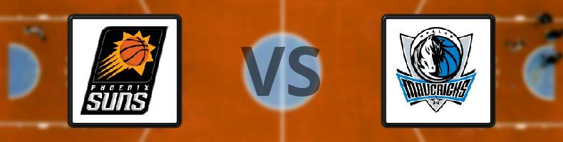 Phoenix Suns - Dallas Mavericks odds, speltips, resultat i NBA