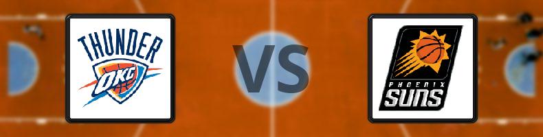 Oklahoma City Thunder - Phoenix Suns odds, speltips, resultat i NBA