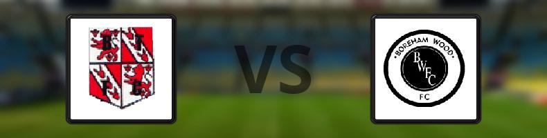 Brackley Town - Boreham Wood odds, speltips, resultat i National League