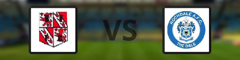 Brackley Town - Rochdale odds, speltips, resultat i National League