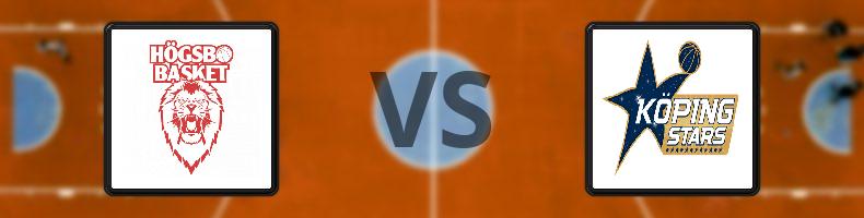 Högsbo - Köping Stars odds, speltips, resultat i Basketligan herrar