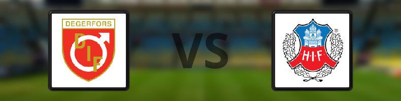 Degerfors IF - Helsingborgs IF odds, speltips, resultat i Superettan