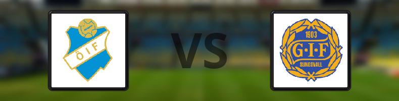 Öster - GIF Sundsvall odds, speltips, resultat i Superettan