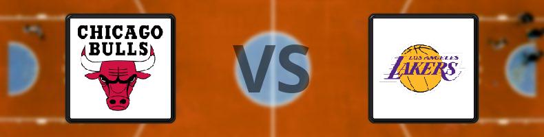 Chicago Bulls - Los Angeles Lakers odds, speltips, resultat i NBA